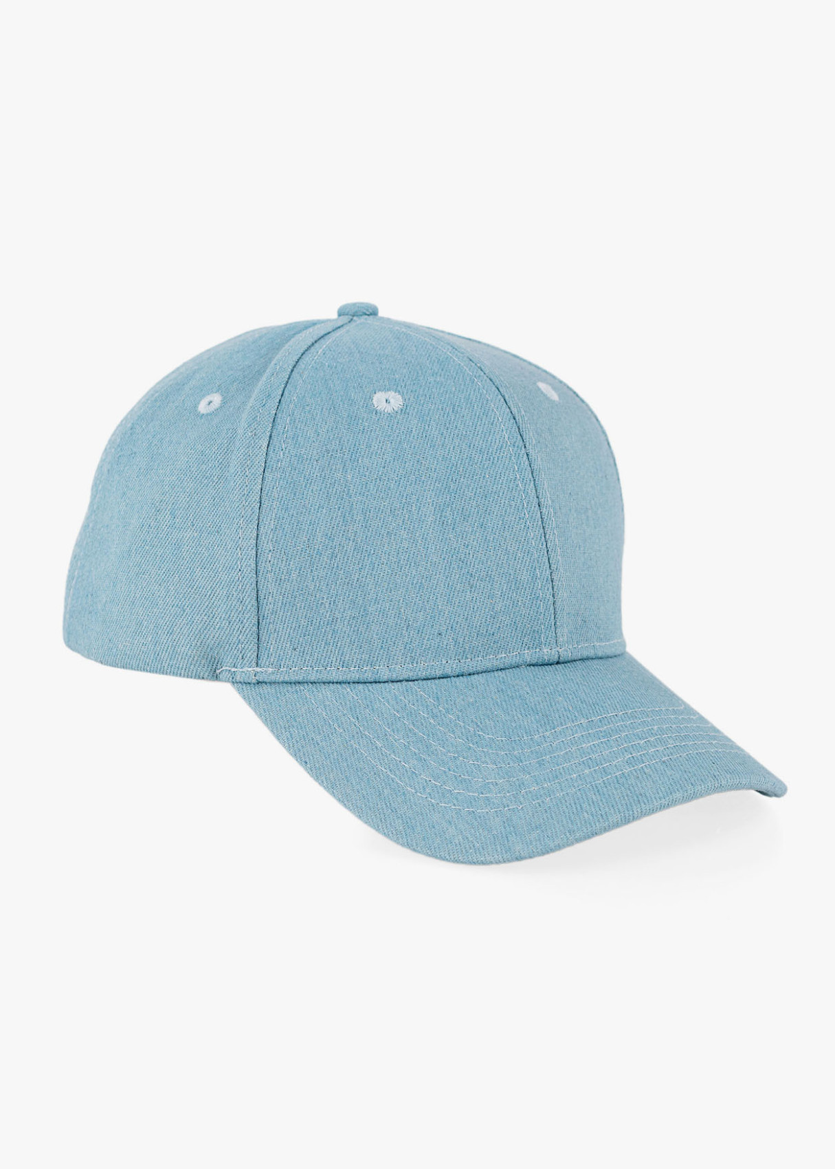 Gorra casual beisbol visera denim azul