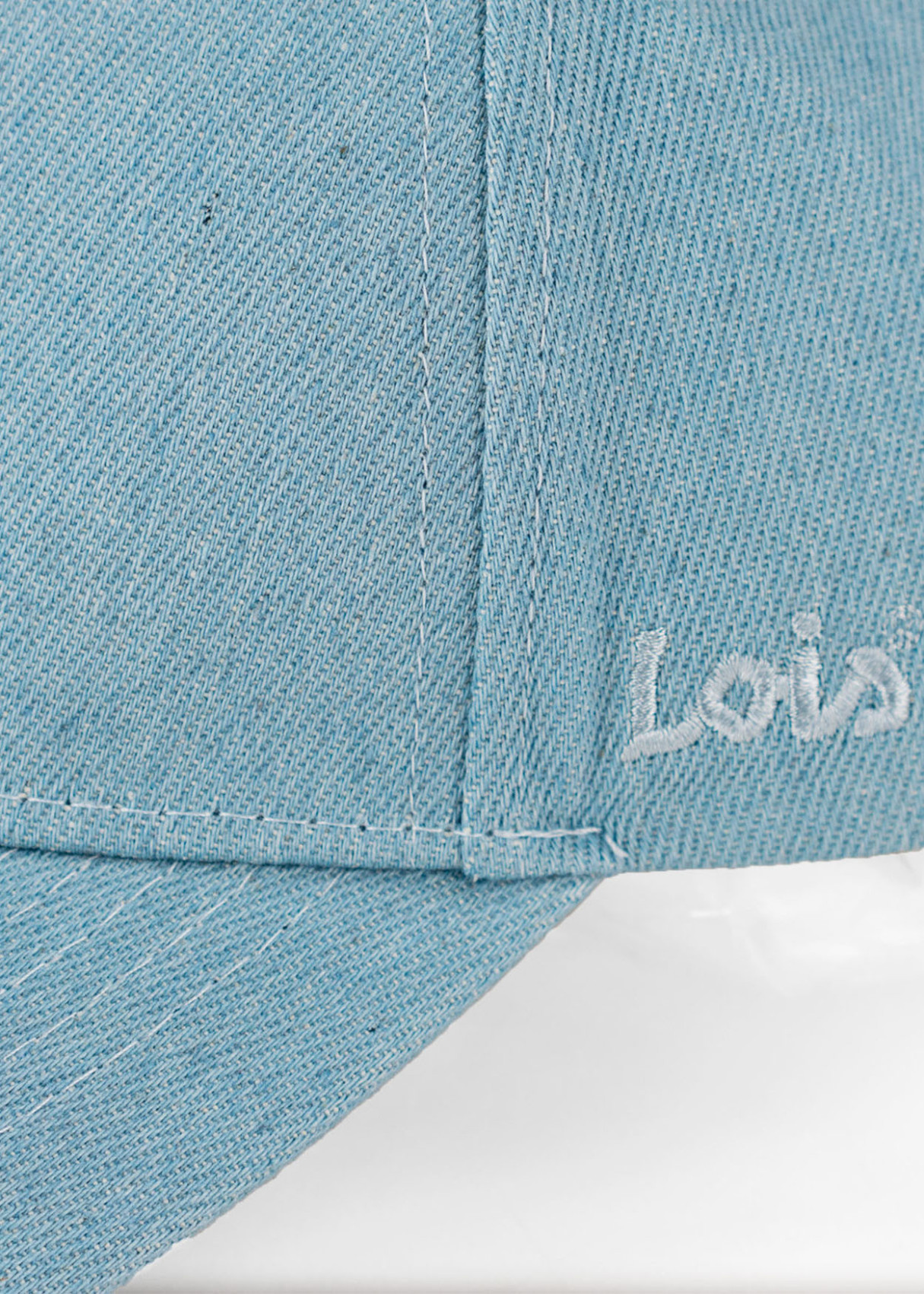 Gorra casual beisbol visera denim azul