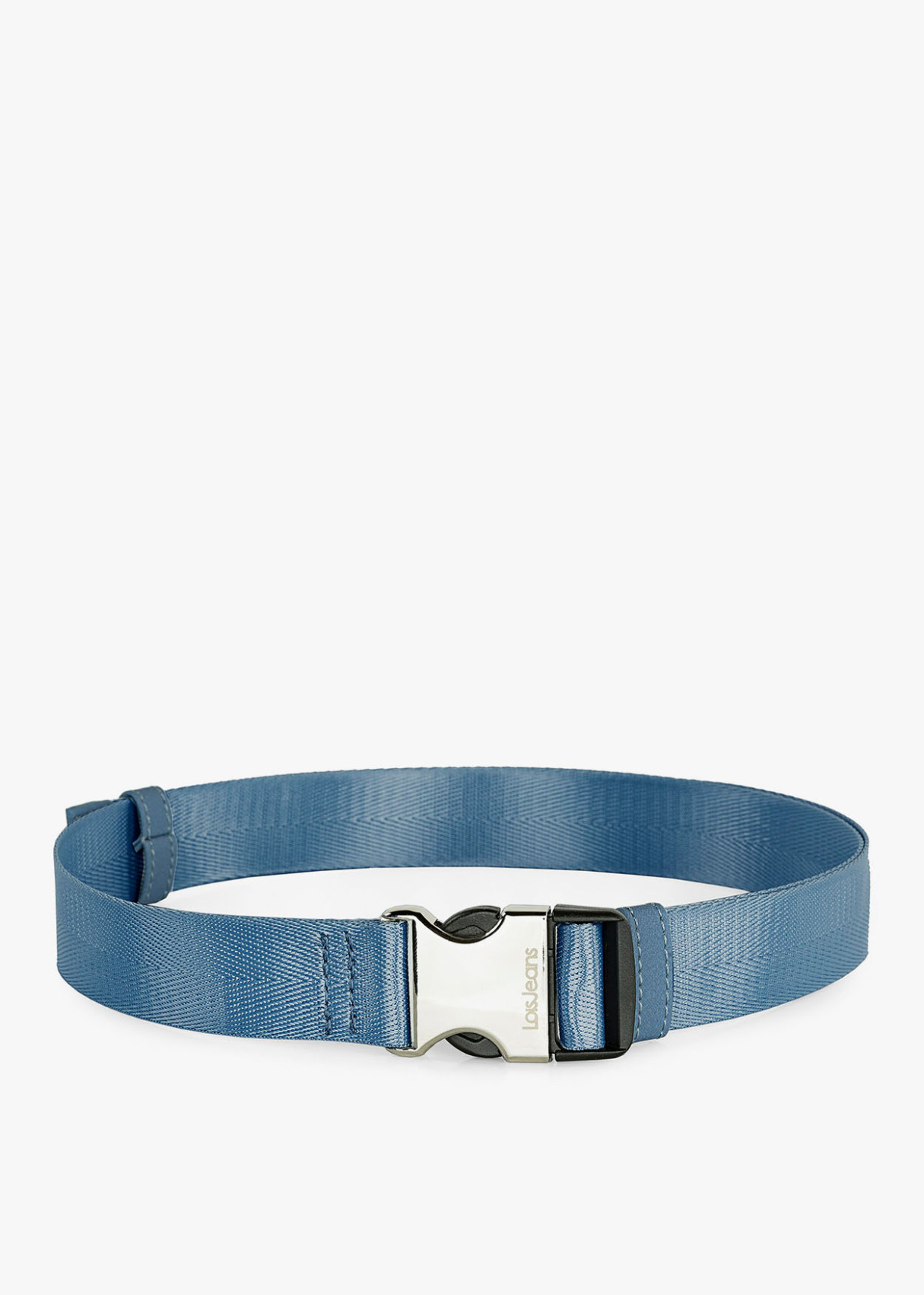 Cinturón cierre hebilla a presión azul