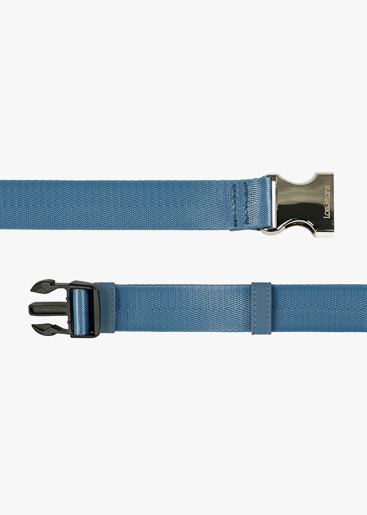 Cinturón cierre hebilla a presión azul