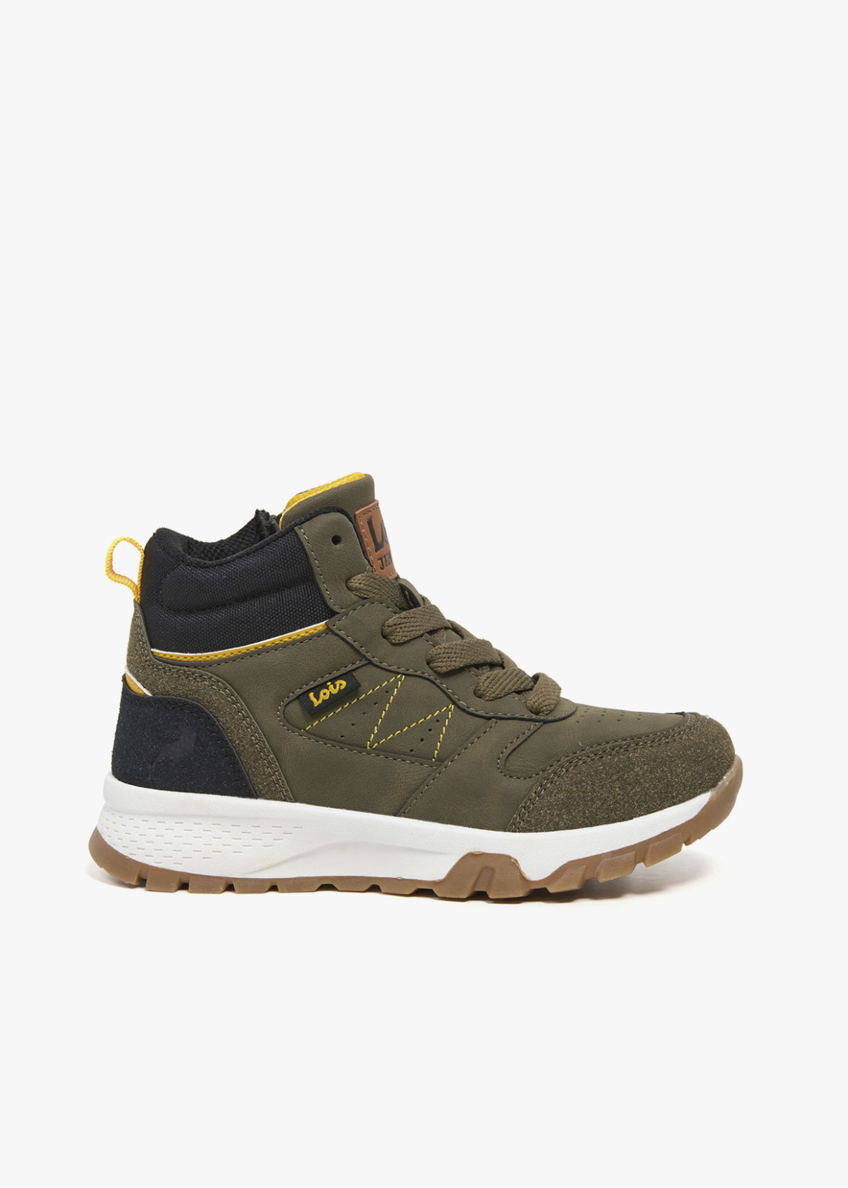 Botines Casual Outdoor Cremallera Interior verde