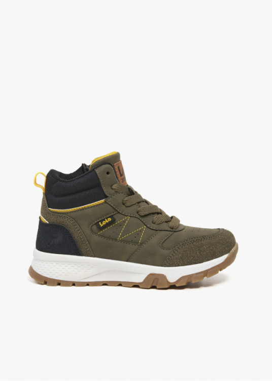 Botines Casual Outdoor Cremallera Interior verde