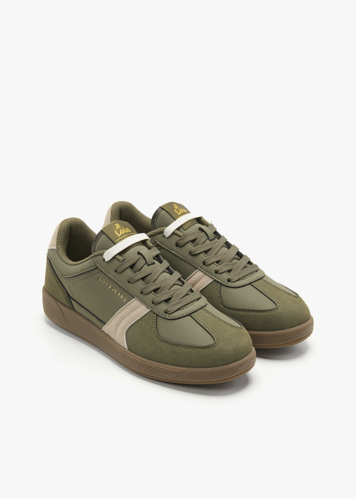 Bambas Casual contraste verde