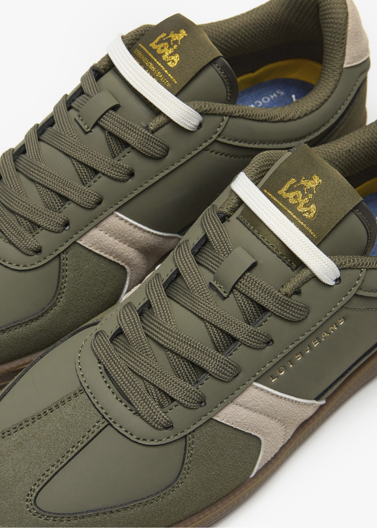 Bambas Casual contraste verde