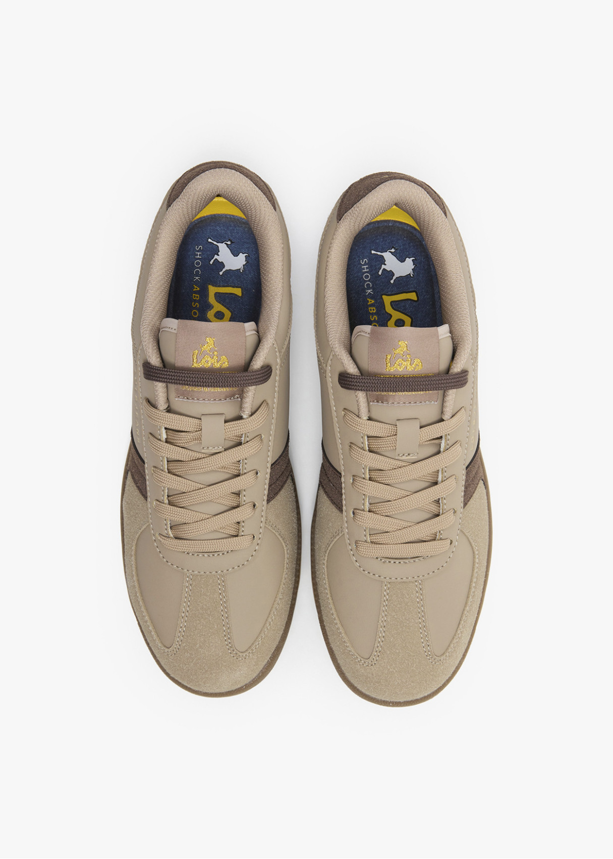 Bambas Casual contraste beige