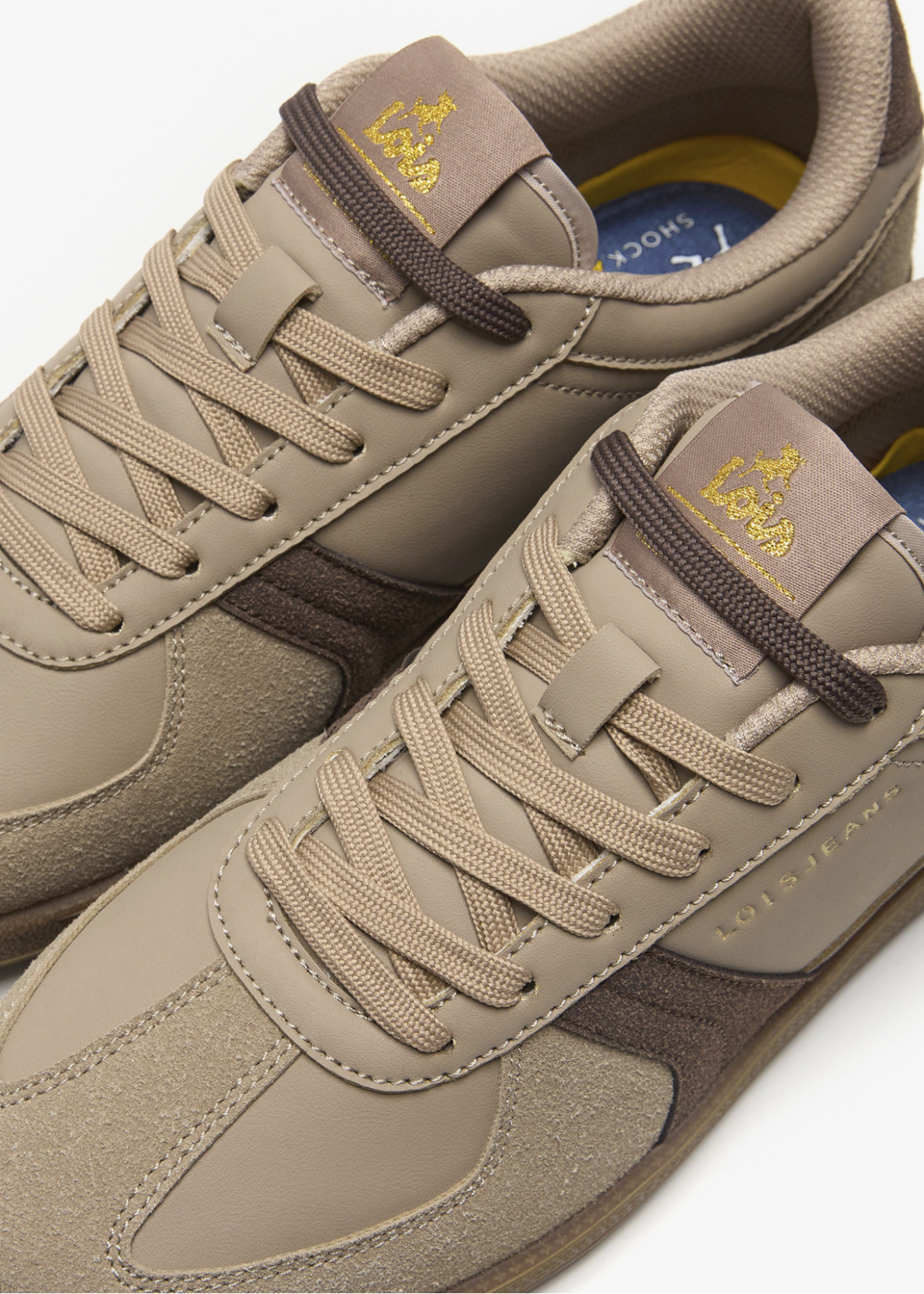 Bambas Casual contraste beige