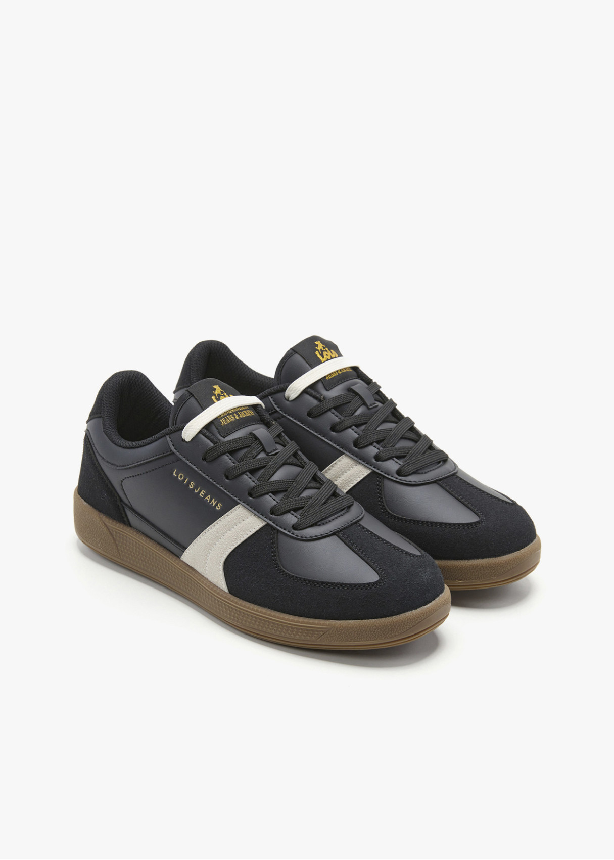 Bambas Casual contraste negra