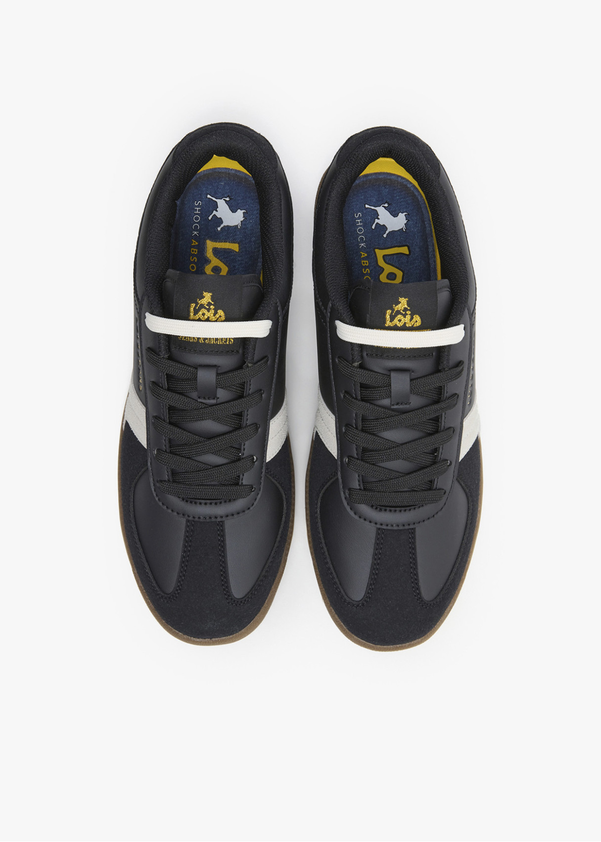 Bambas Casual contraste negra