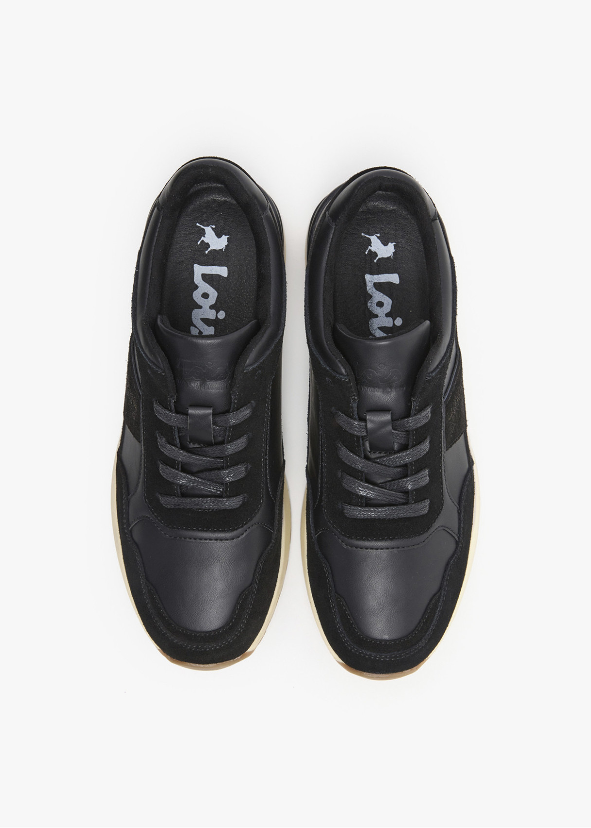 Sneakers casual running antideslizante negra