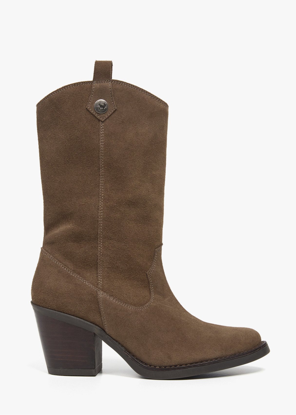 Botas altas Cowboy De Piel marrón