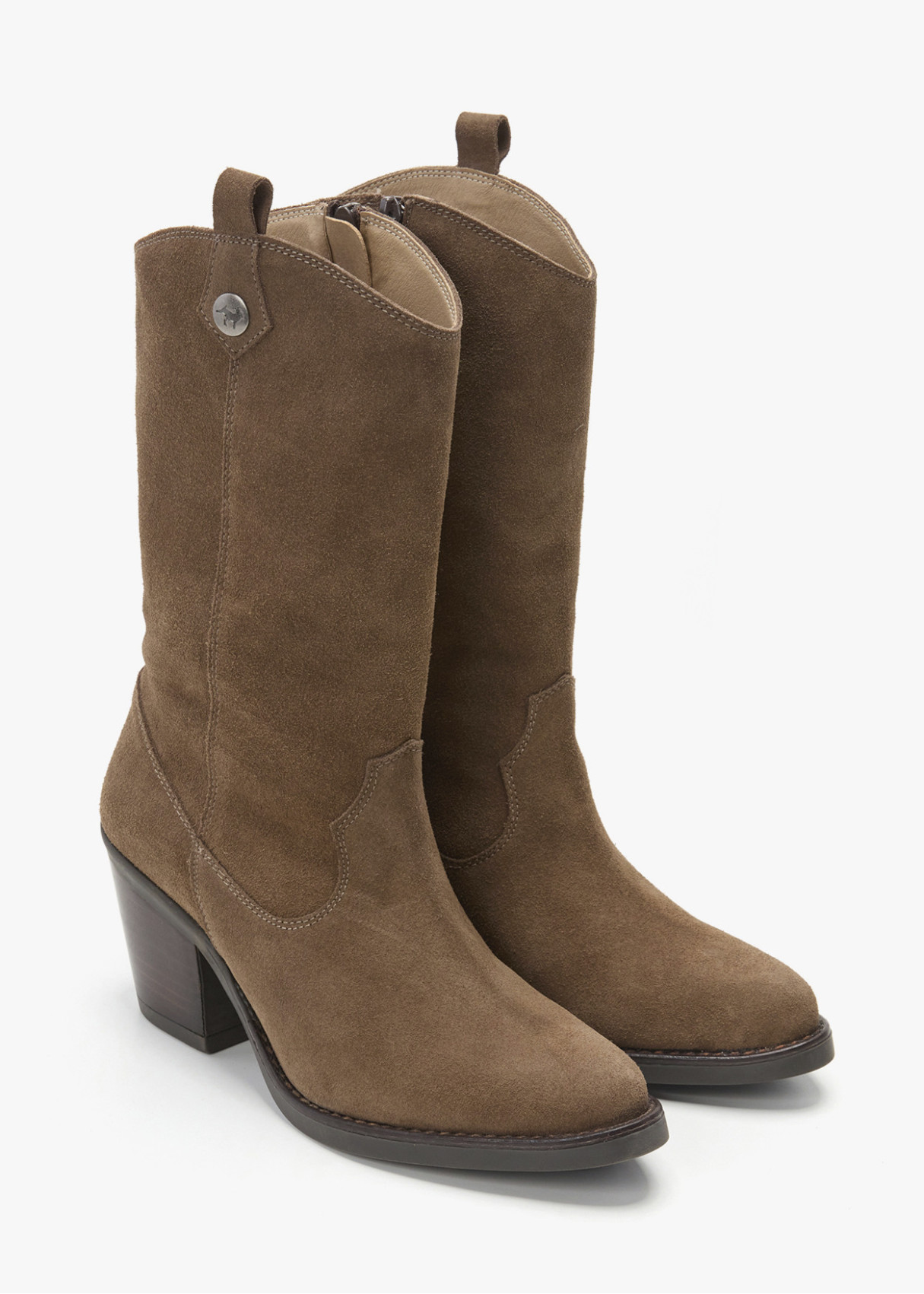 Botas altas Cowboy De Piel marrón