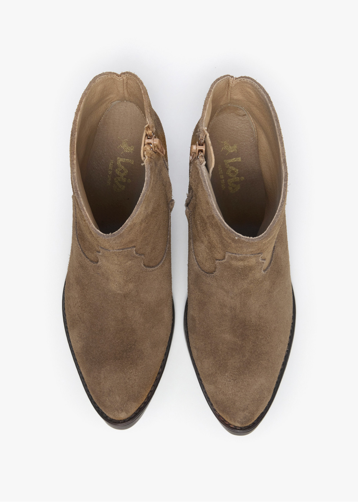 Botines Cowboy De Piel marrón