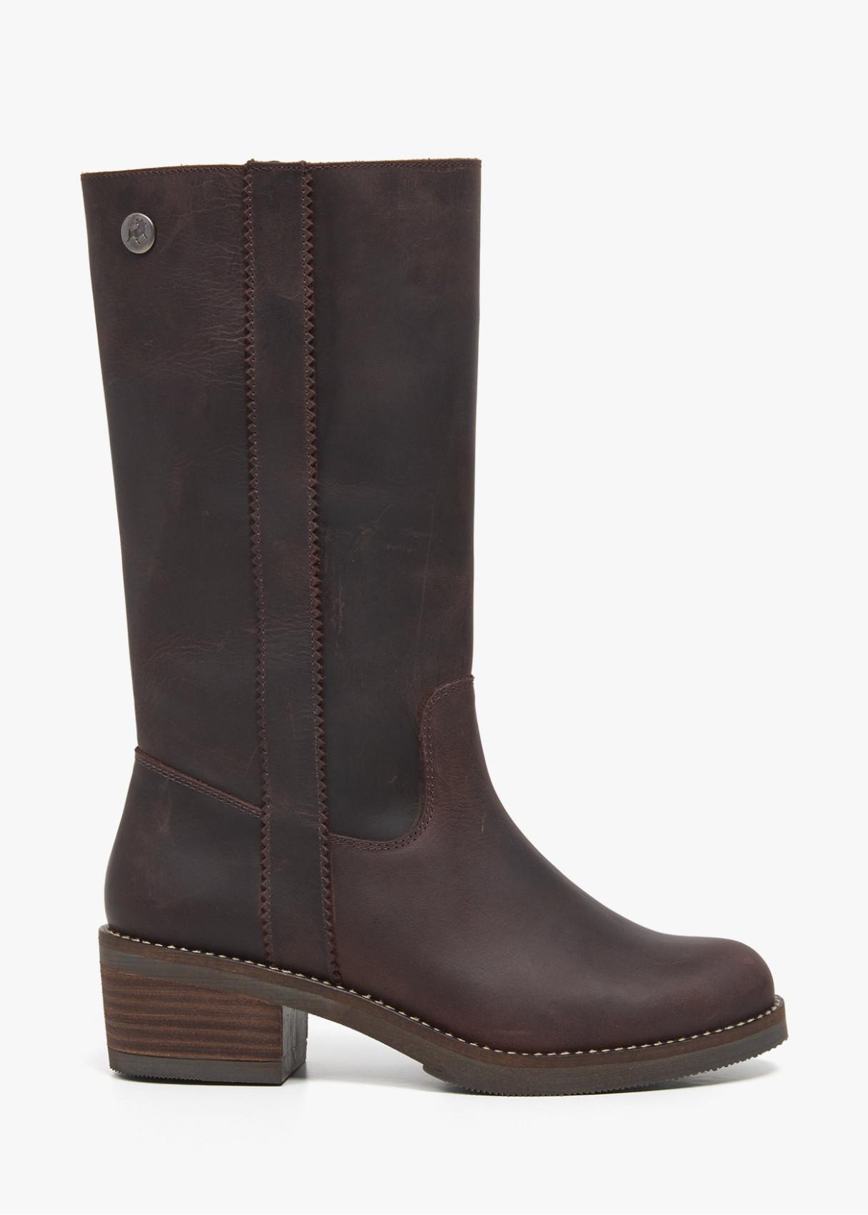 Botas altas Gaucha De Piel marrón