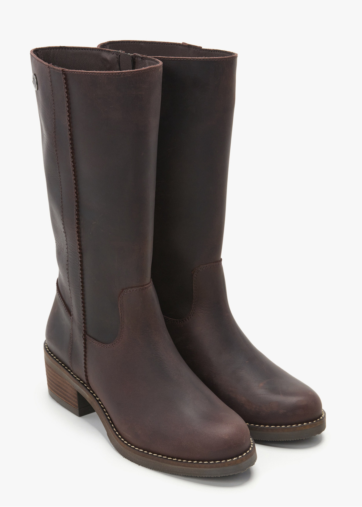 Botas altas Gaucha De Piel marrón