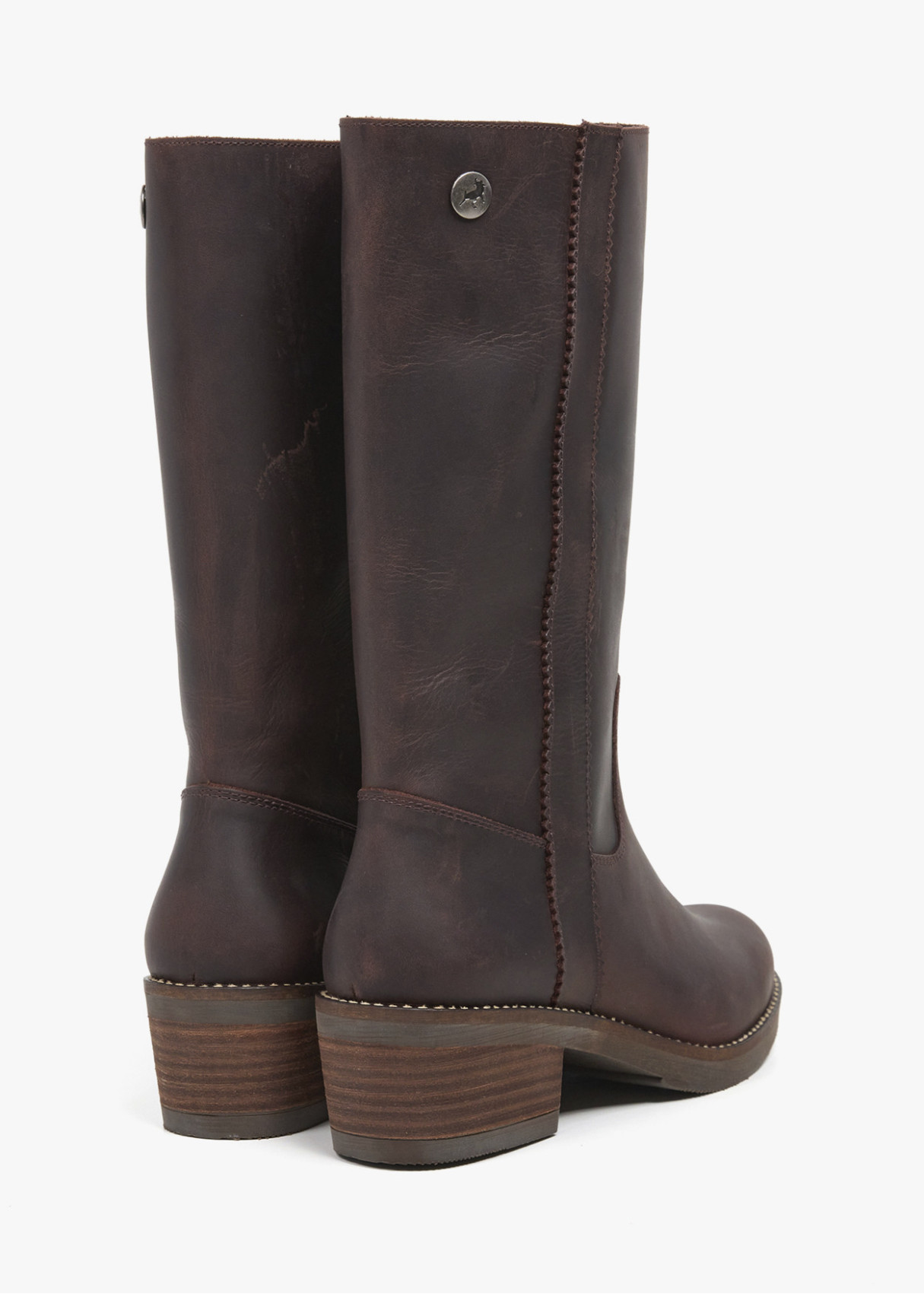 Botas altas Gaucha De Piel marrón