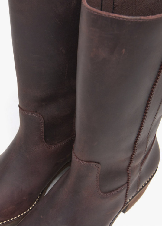 Botas altas Gaucha De Piel marrón