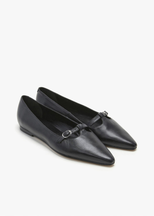 Bailarinas Planas De Piel negra