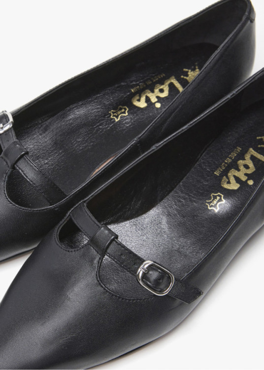 Bailarinas Planas De Piel negra