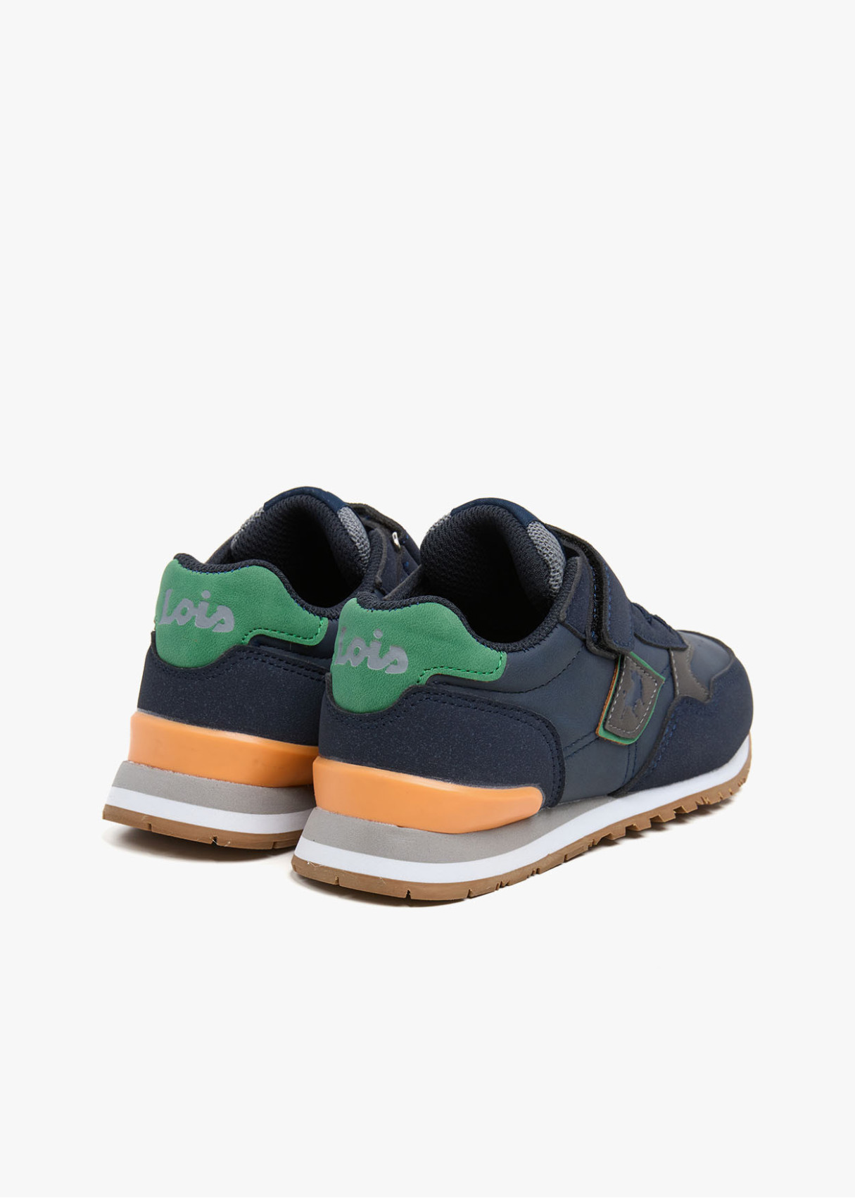 Sneakers Tipo Running Cierre gancho y bucle azul