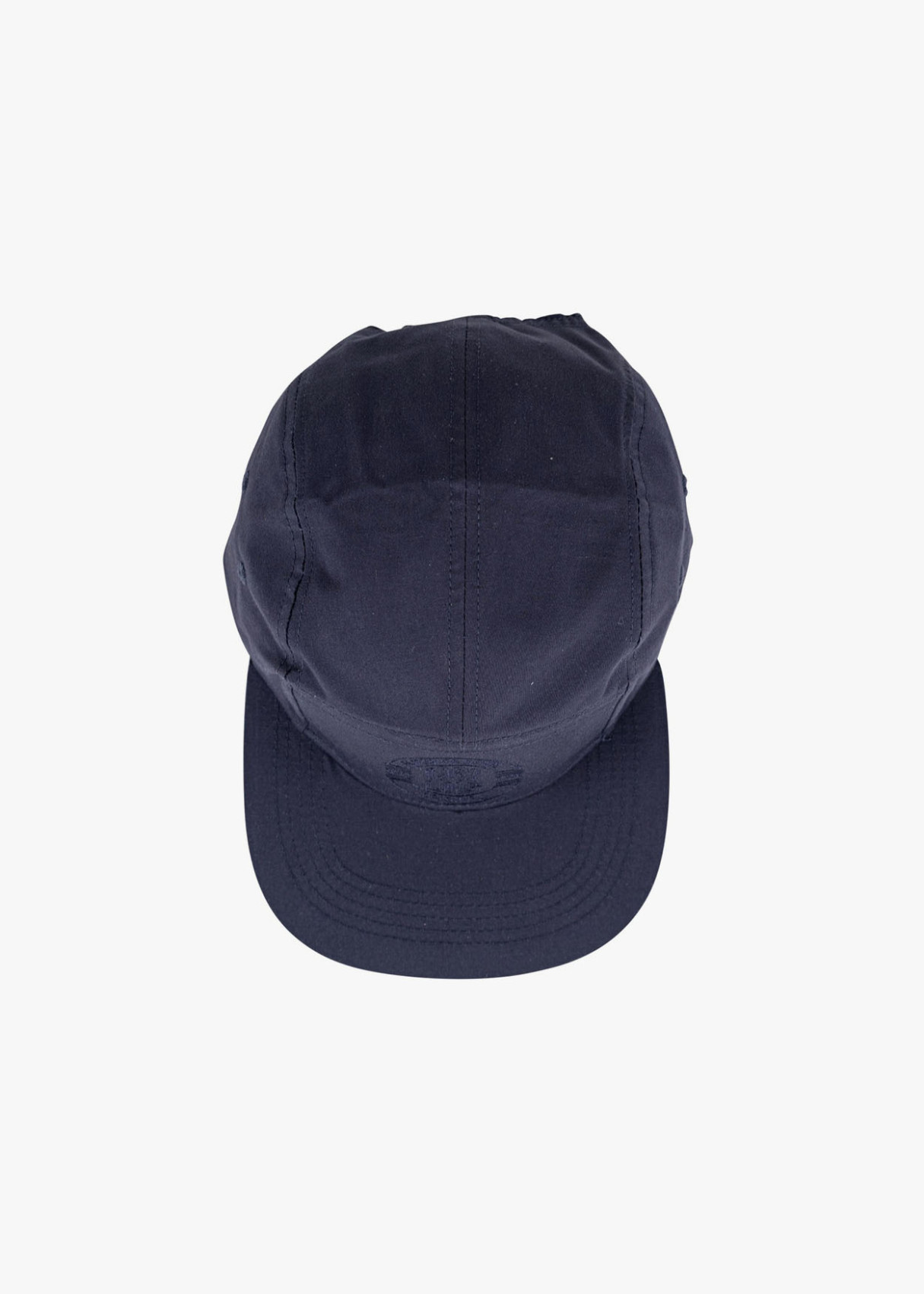 Gorra tipo béisbol visera plana azul