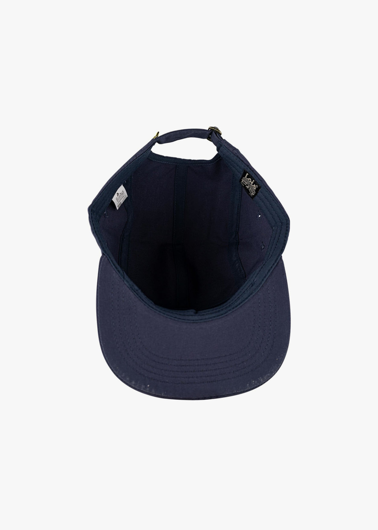 Gorra tipo béisbol visera plana azul