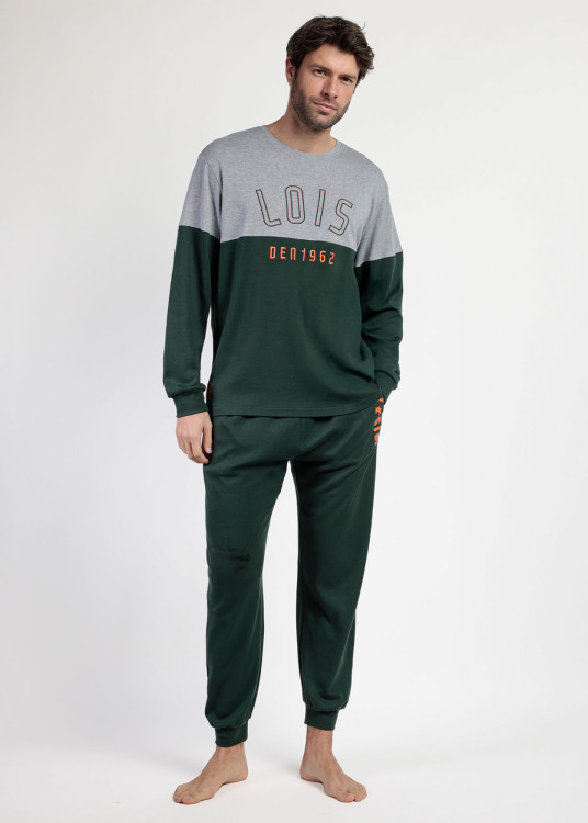 Pijama Manga Larga Den1962 verde