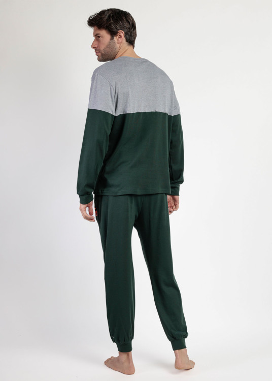 Pijama Manga Larga Den1962 verde
