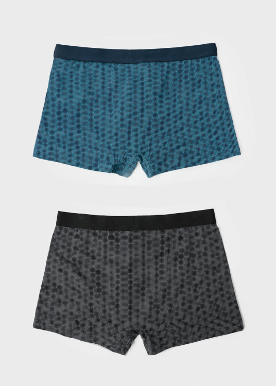 Bóxer Dark (Pack de 2 unidades) Azul/Gris