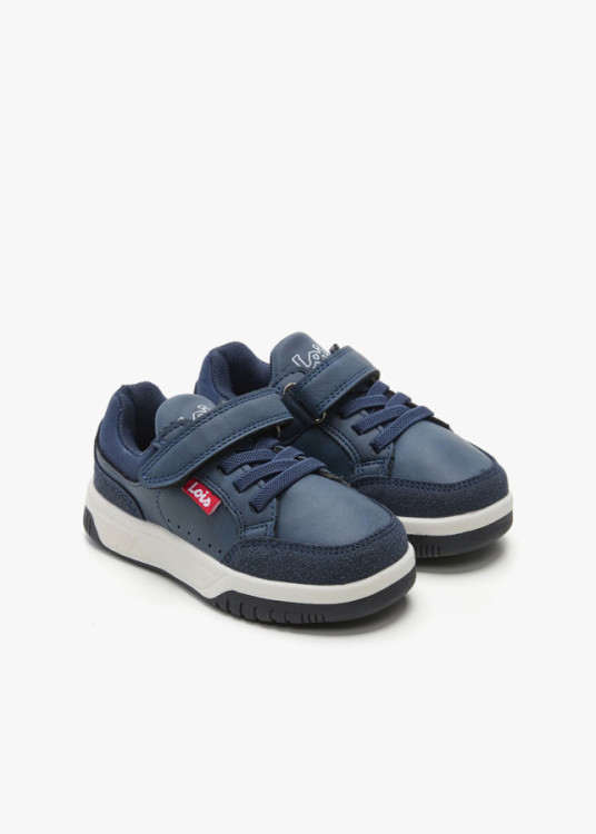 Bambas bajas Cierre gancho y bucle azul