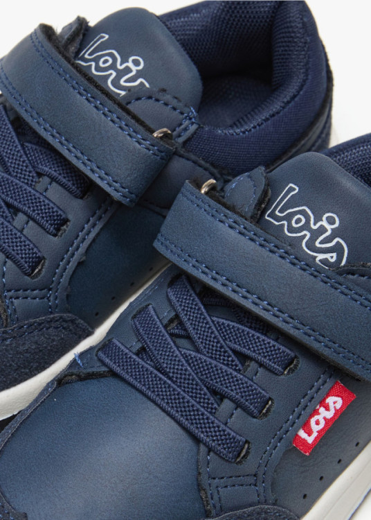 Bambas bajas Cierre gancho y bucle azul