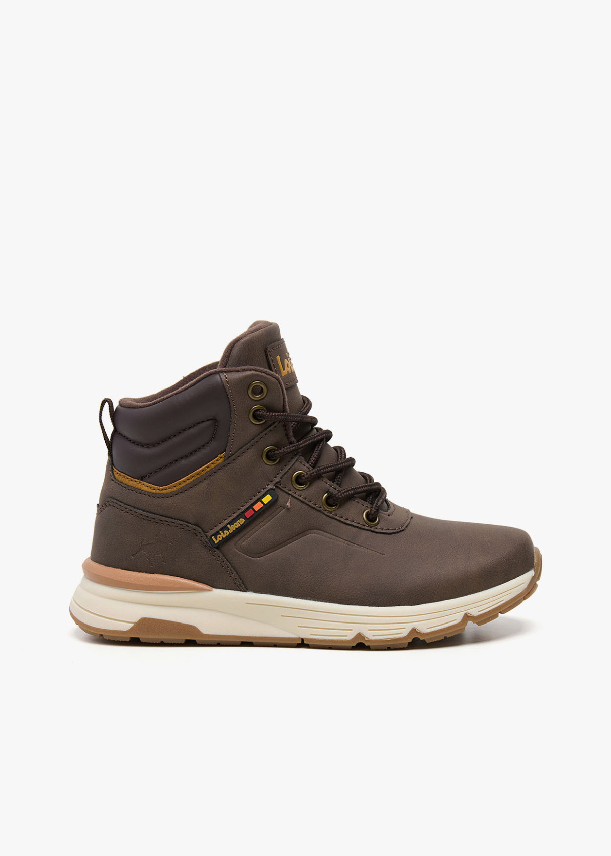 Botines Casual Outdoor corrarín acolchado marrón
