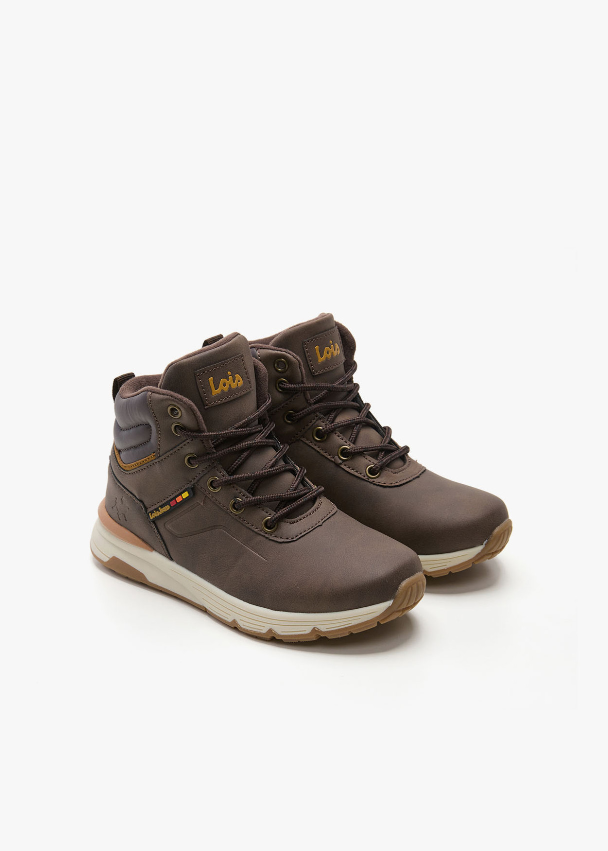 Botines Casual Outdoor corrarín acolchado marrón