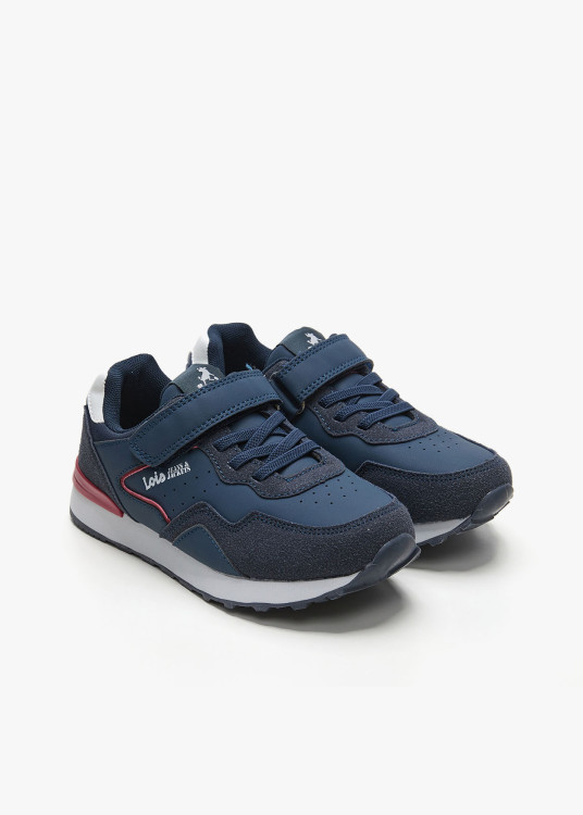 Sneakers Running cierre gancho y bucle azul