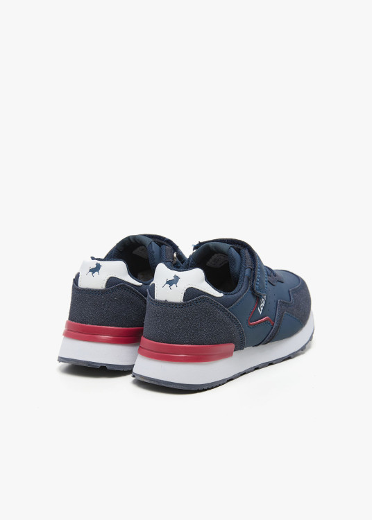 Sneakers Running cierre gancho y bucle azul