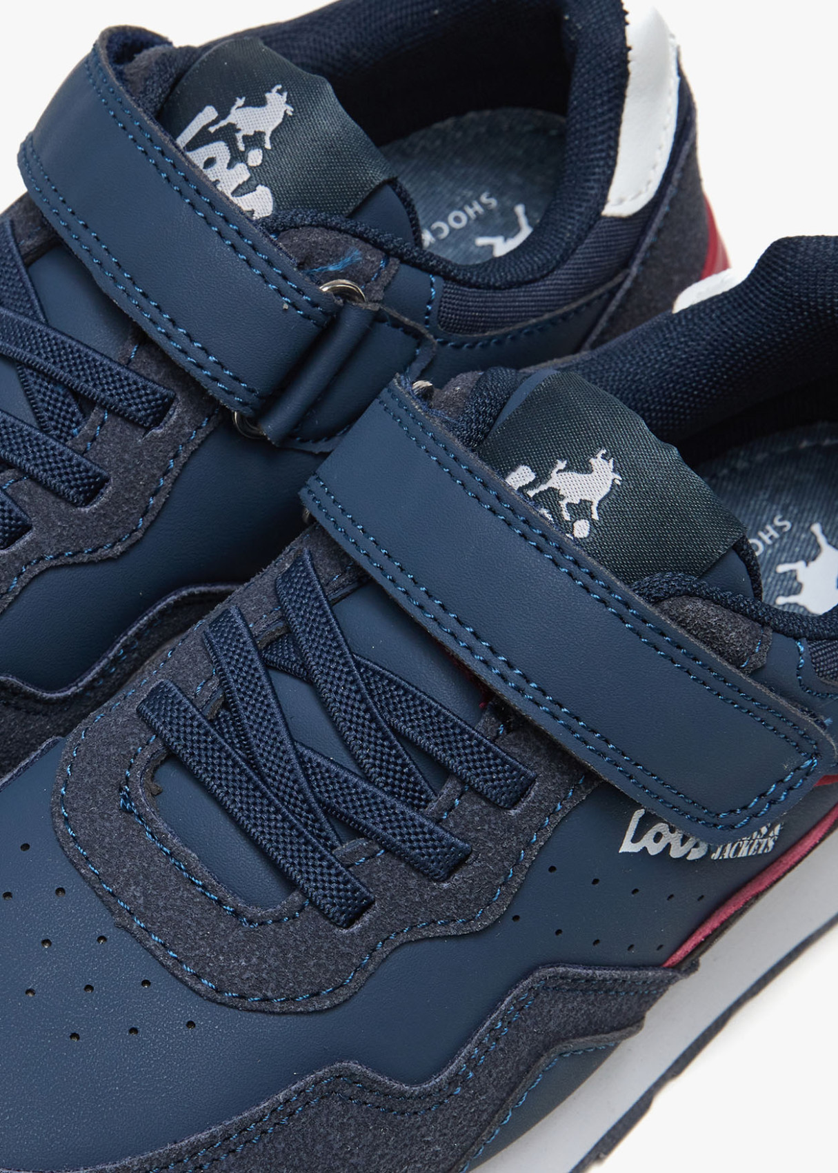 Sneakers Running cierre gancho y bucle azul