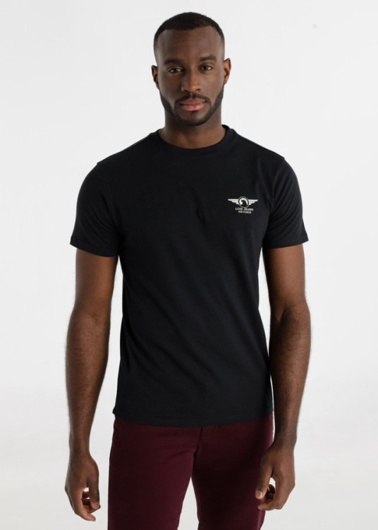  Camiseta Manga Corta Cuello Caja Grafica Trasera Air Force