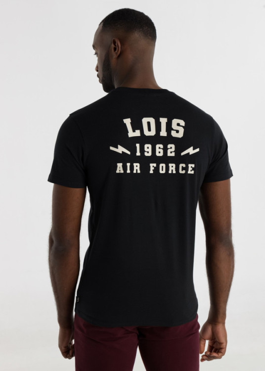  Camiseta Manga Corta Cuello Caja Grafica Trasera Air Force
