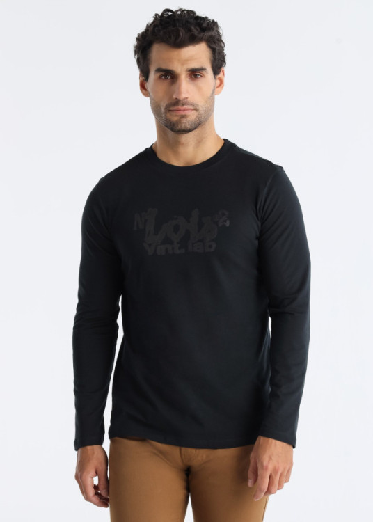  Camiseta Manga Larga Grafica Lois En El Pecho