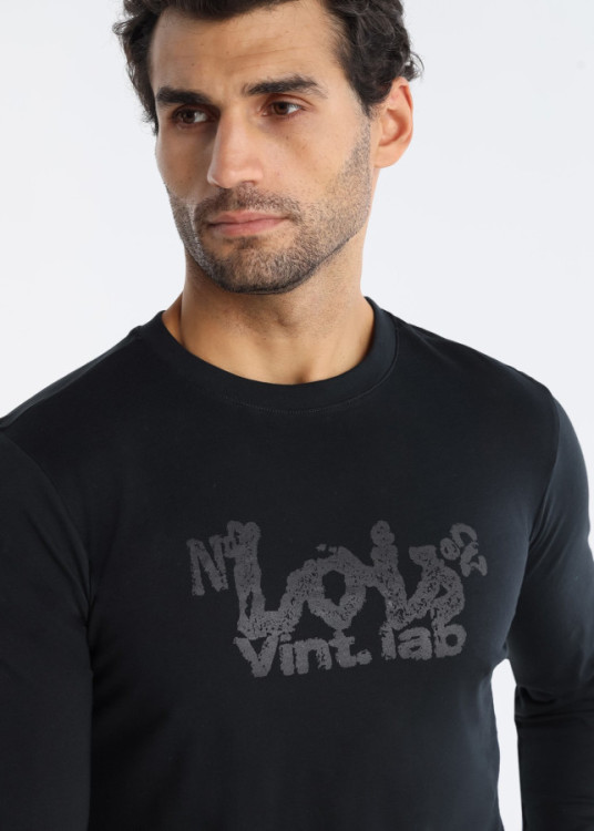  Camiseta Manga Larga Grafica Lois En El Pecho