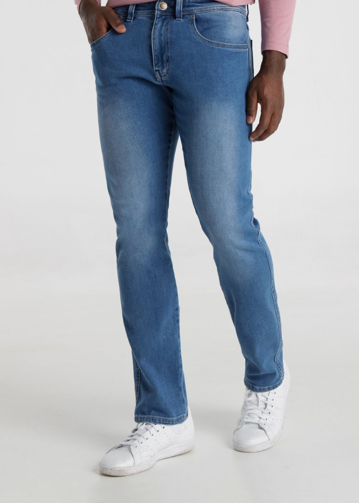 Vaqueros regular fit tiro medio MARVIN MAGICO azul