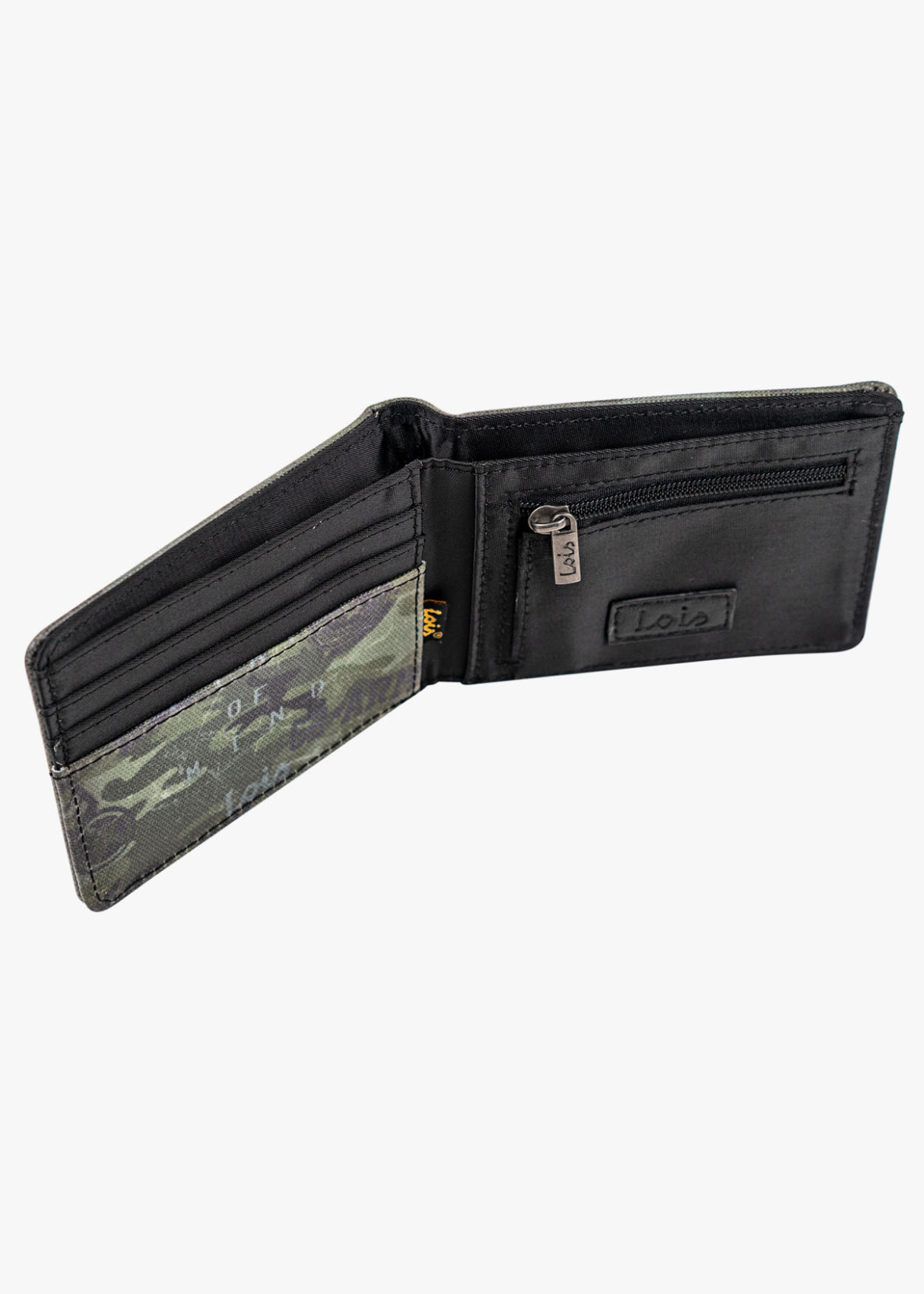 Cartera De Lona Resistente estampado camuflaje ARMY verde