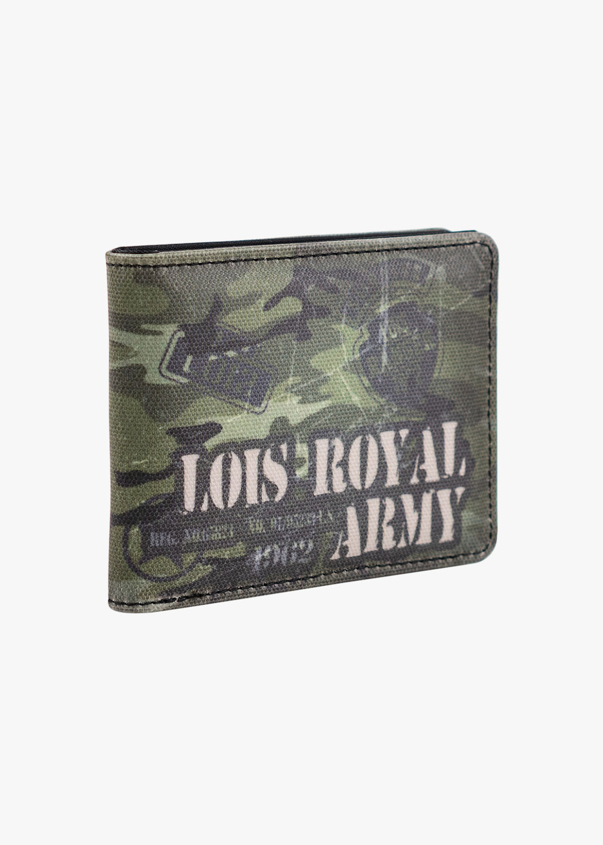 Cartera De Lona Resistente estampado camuflaje ARMY verde