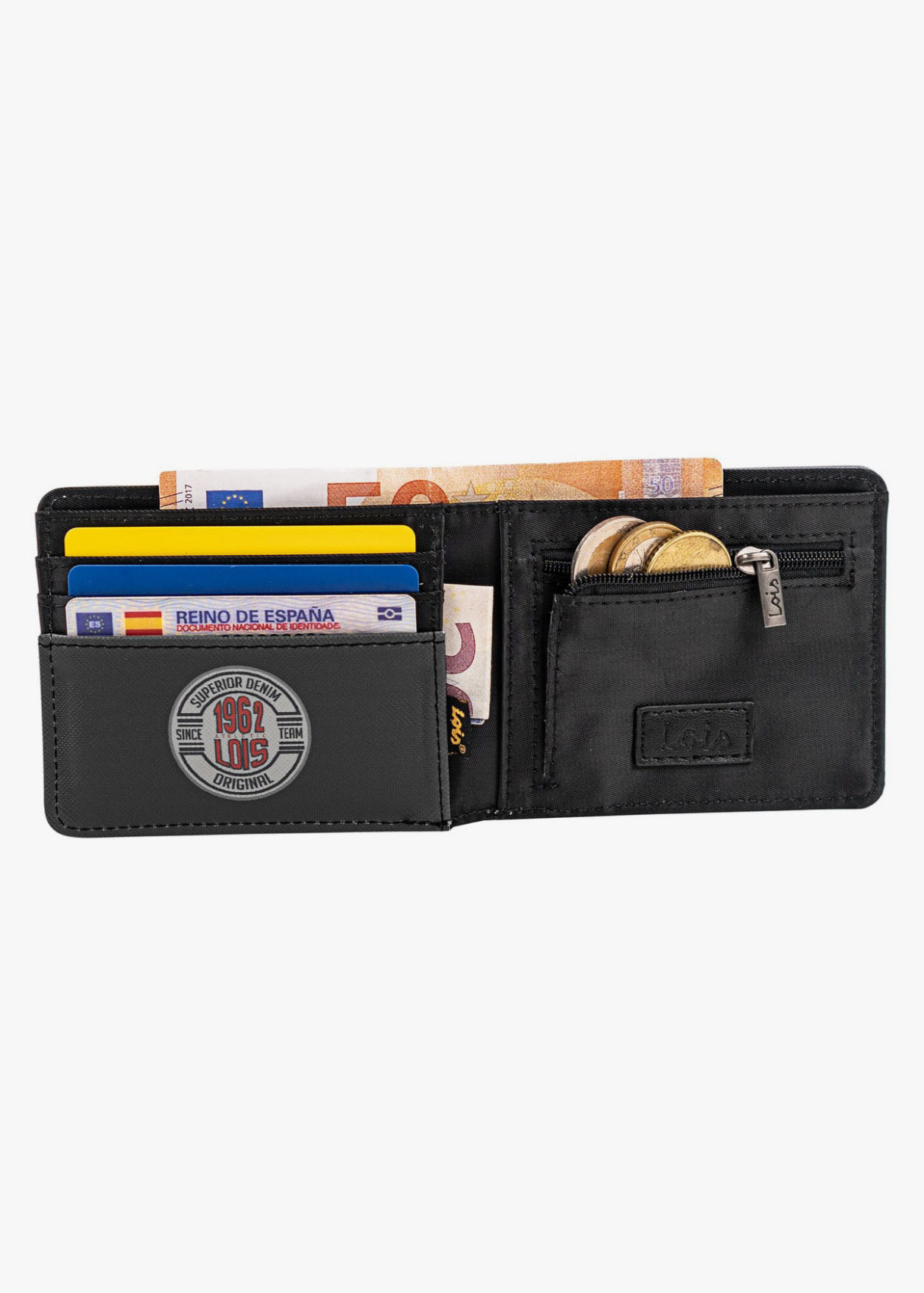 Cartera Casual Polipiel 1962 negro