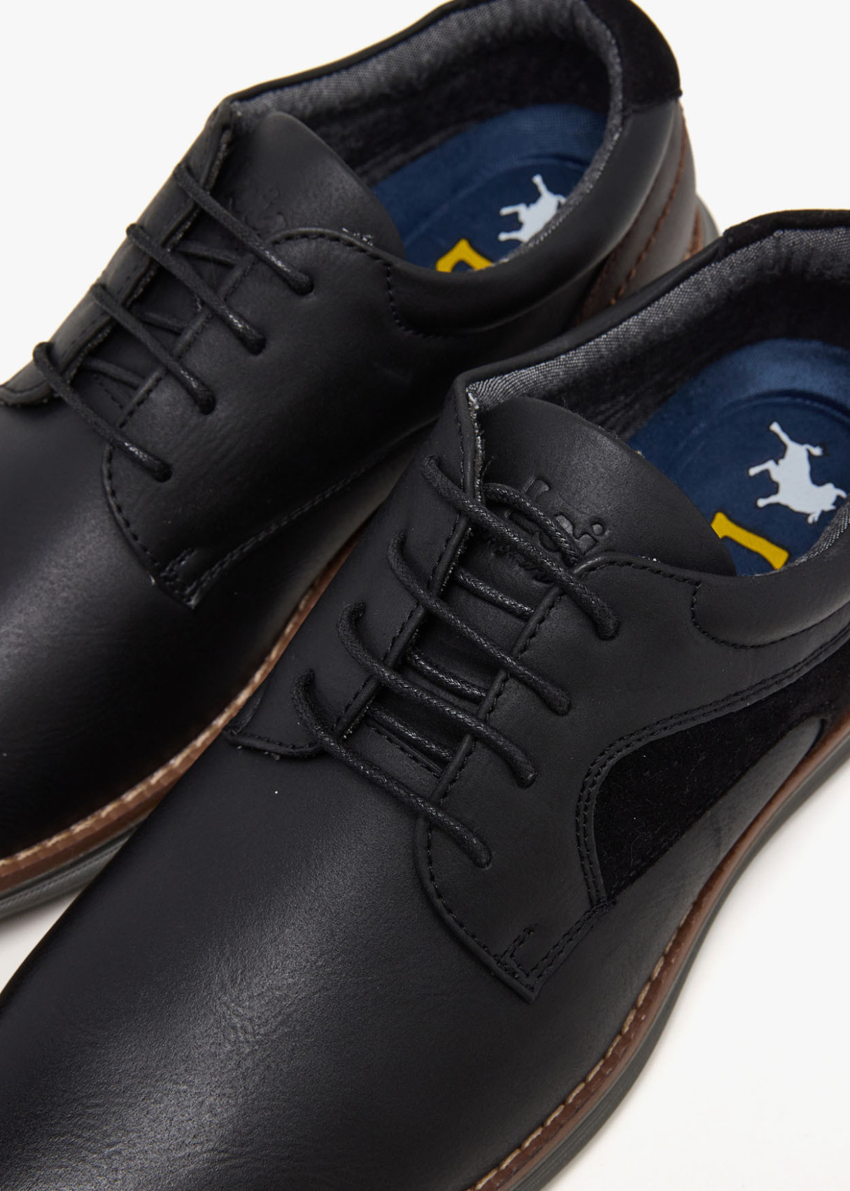 Zapatos Casual cordonera negro