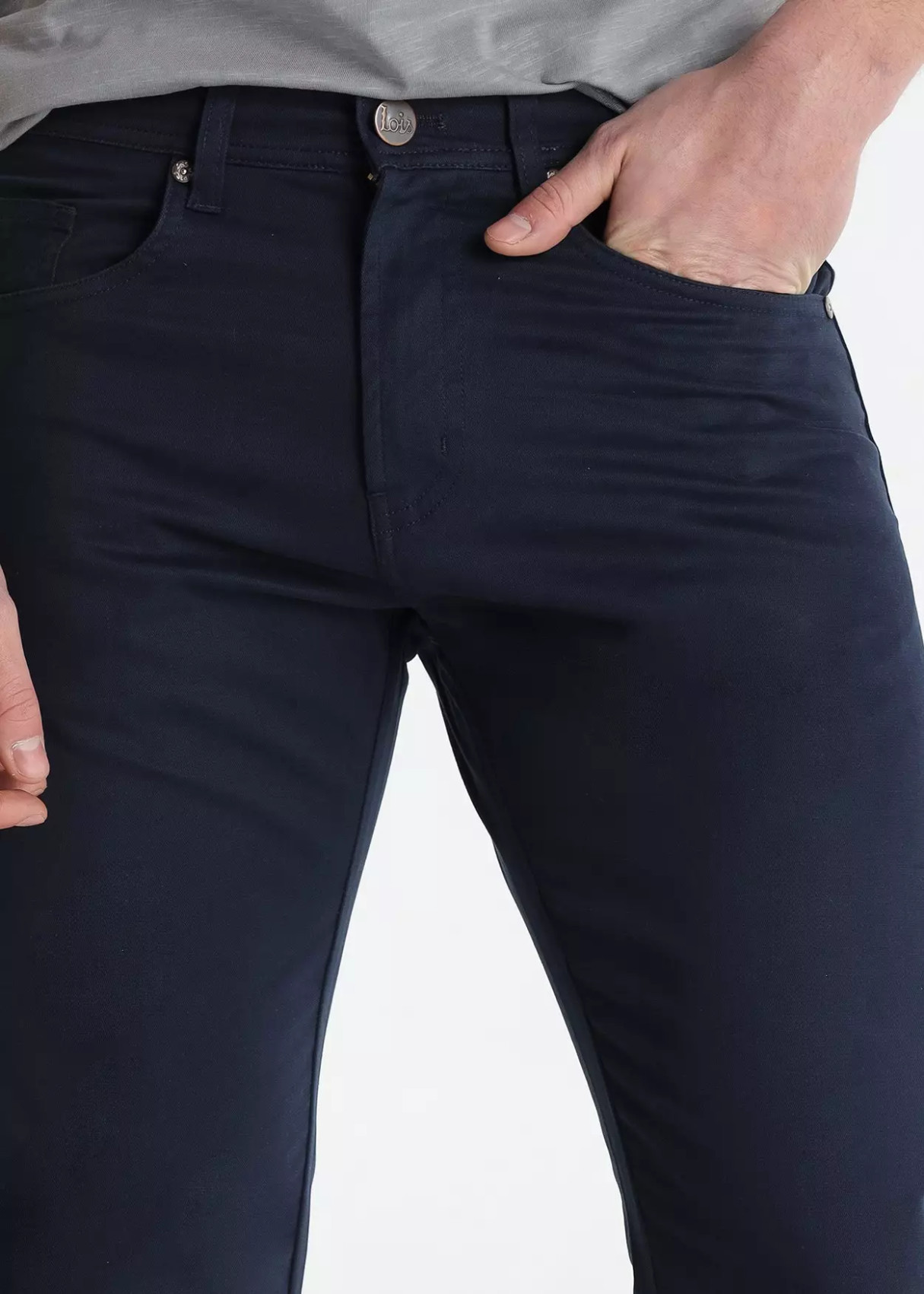 Pantalón Color Regular Fit MARVIN LOTUS azul