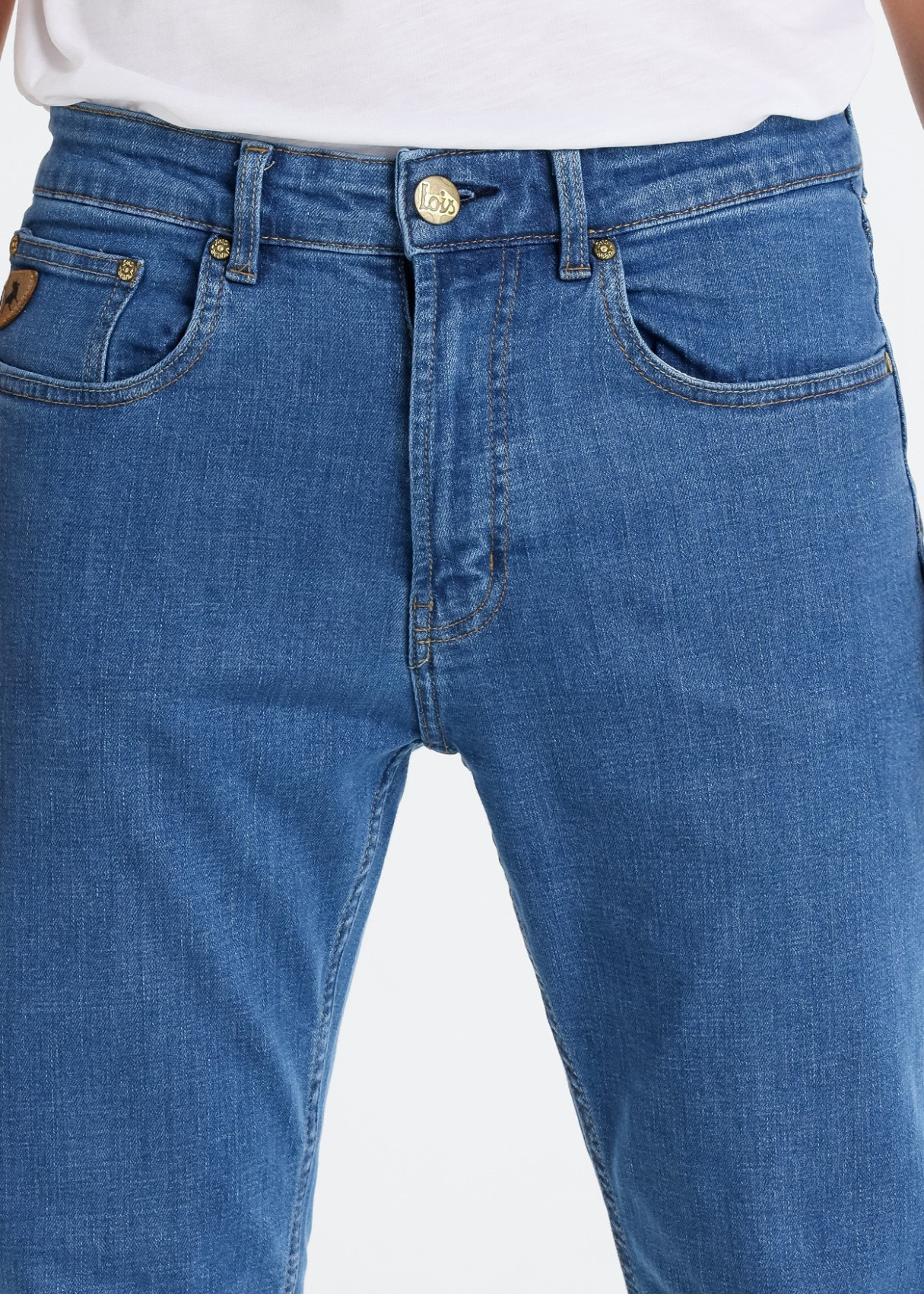 Pantalón Denim Recto