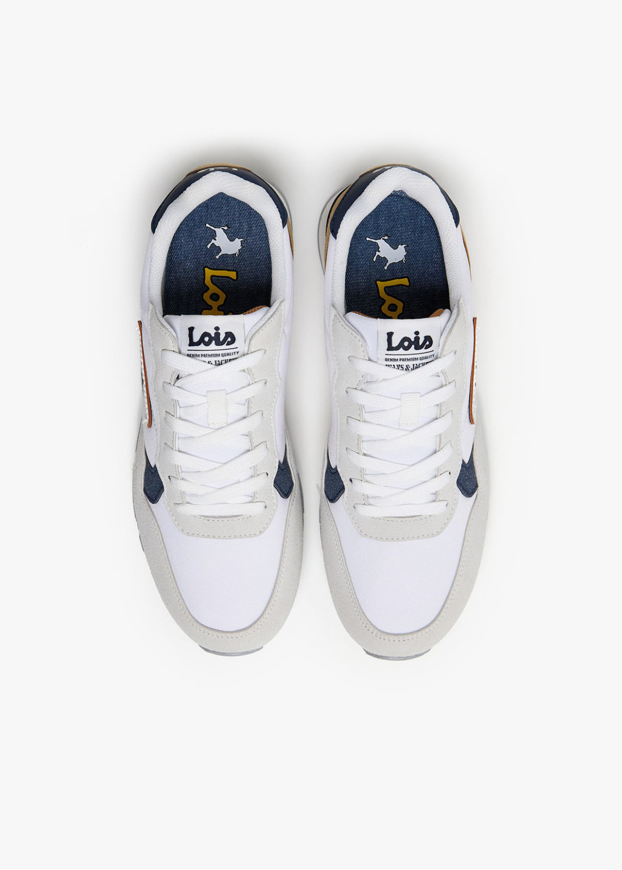 Sneakers Tiempo Libre Tipo running blancas