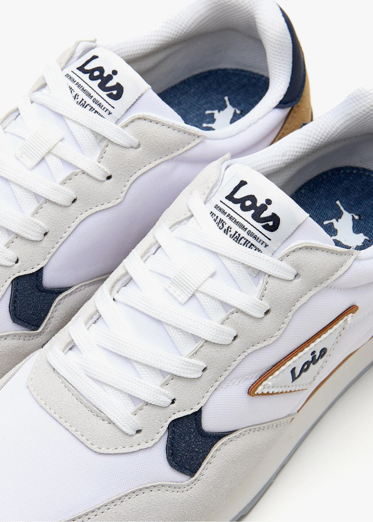 Sneakers Tiempo Libre Tipo running blancas