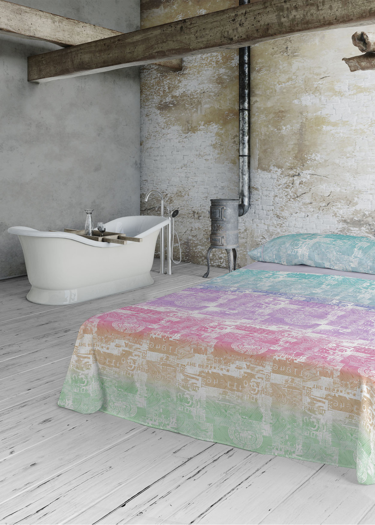 Juego Sabanas DAIGO multicolor rosa