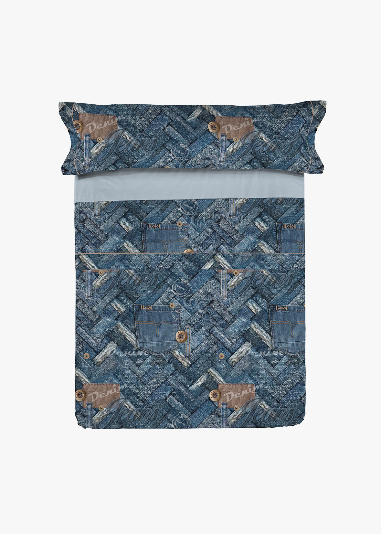 Juego Sabanas FILADELFIA azul